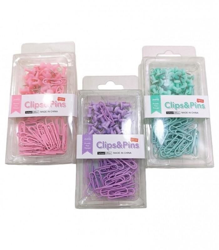 CLIPS Y PINS  2M 3COLOR 131976