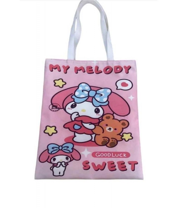 BOLSO ROSA MY MELODY  33X38CM 132491