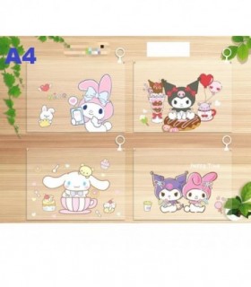 PORTA DOCUMENTO A4 KUROMI-MELO-PLASTIC. 6109