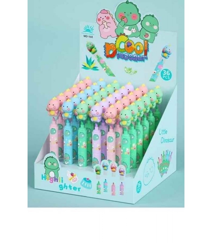 MARCADOR 1PC 3X1 COLOR DINO 5C MD-168