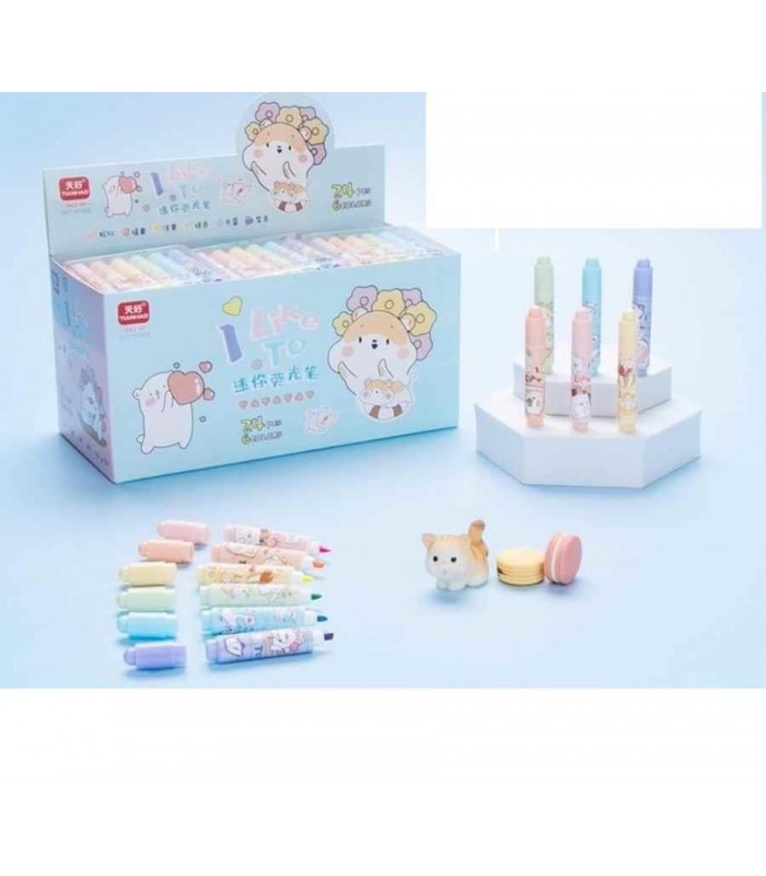 MARCADOR MINI 6PCS LIKE CERDITO H-168