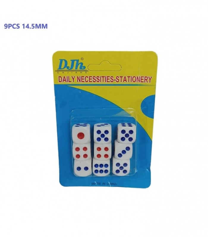 DADO CART.9PCS 14.5MM BLANCO DAILY 133662