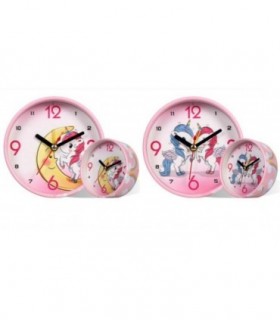 DESPERTADOR RED.UNICORN9.5X4X9.5CM 2C 133356