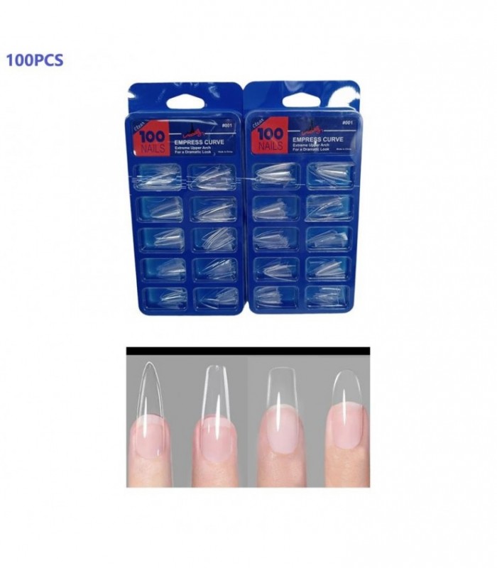 UÑA POSTISA 100PCS TRANSP.FINO 133512