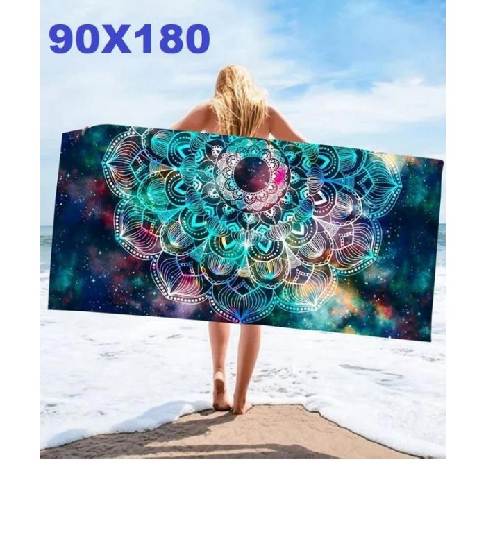 TOALLA DE PLAYA ÑANDUTI 90X180CM 133549