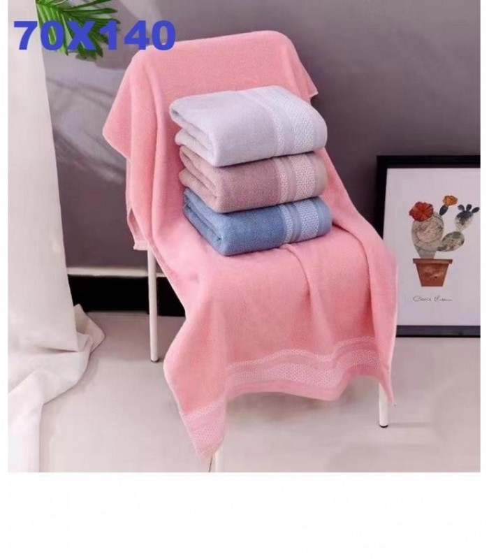 TOALLA DE BAÑO 70X140CM 4C LISO YANA 133614