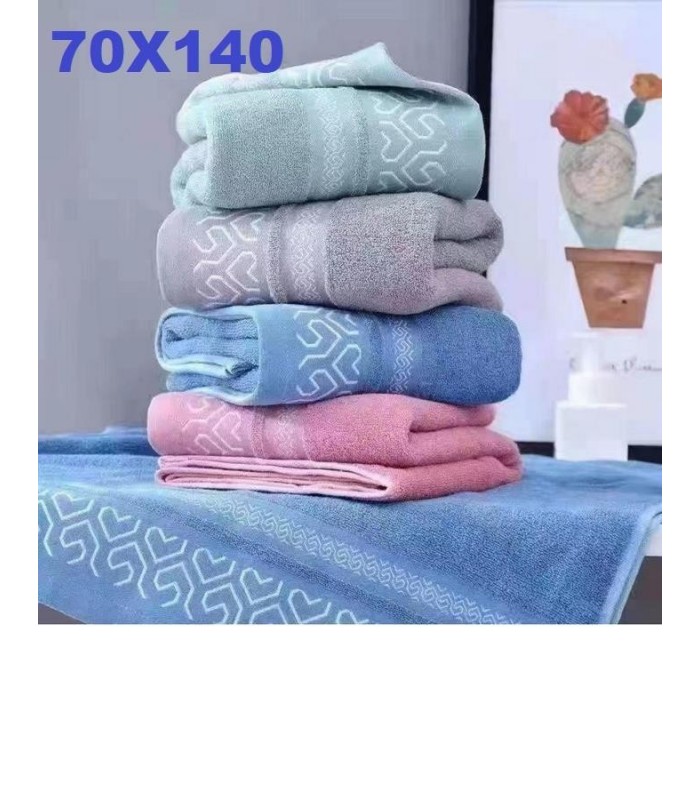 TOALLA DE BAÑO 70X140CM 4C LISO 133617