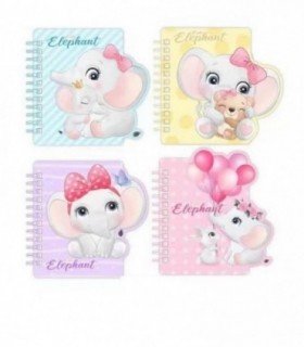 CUADERNITO ELEFANTE C-ESPIRAL 4C WB-95500