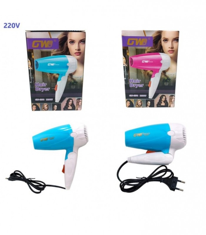 SECADOR DE CABELLO 1200W 220V GW-6578