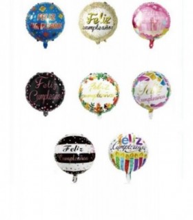 GLOBO INFLABLE 1PC FELIZ CUMPLEAÑOS 6M 134485