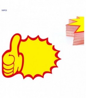PORTA PRECIO 50PCS PEQ DEDO 7X5.5CM 134489