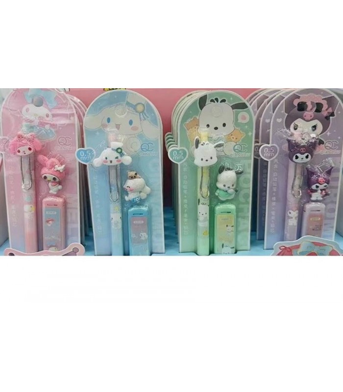 LAPIZ MINA KIT.3PCS 0.5MM KUROMI-MELO-CINNA QC8849