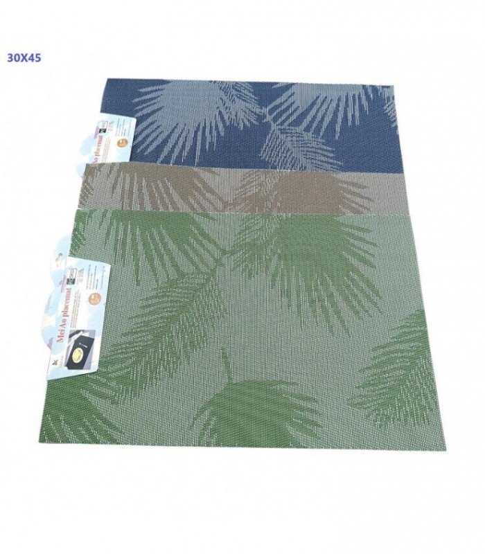 INDIVIDUAL P-MESA 1PC RECT.30X45CM 4C HOJA  134766