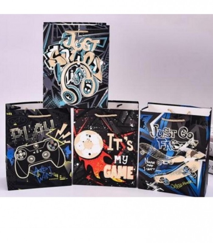 BOLSA DE REGALO 30X41.5X12 GAME-SKATE QZG-3021