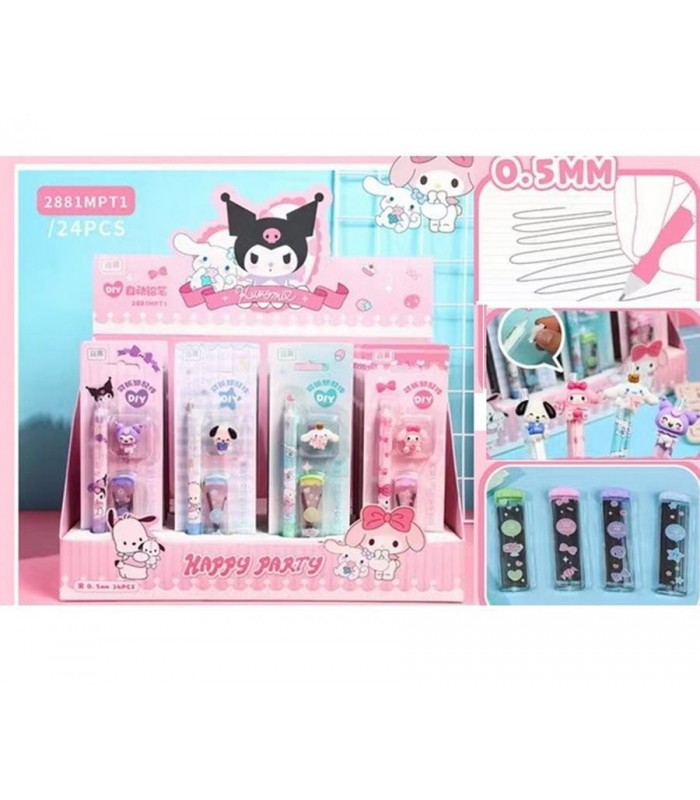 LAPIZ C-MINA 3PCS KUROMI-MELO-CINNA 4C DIY 2881MPT