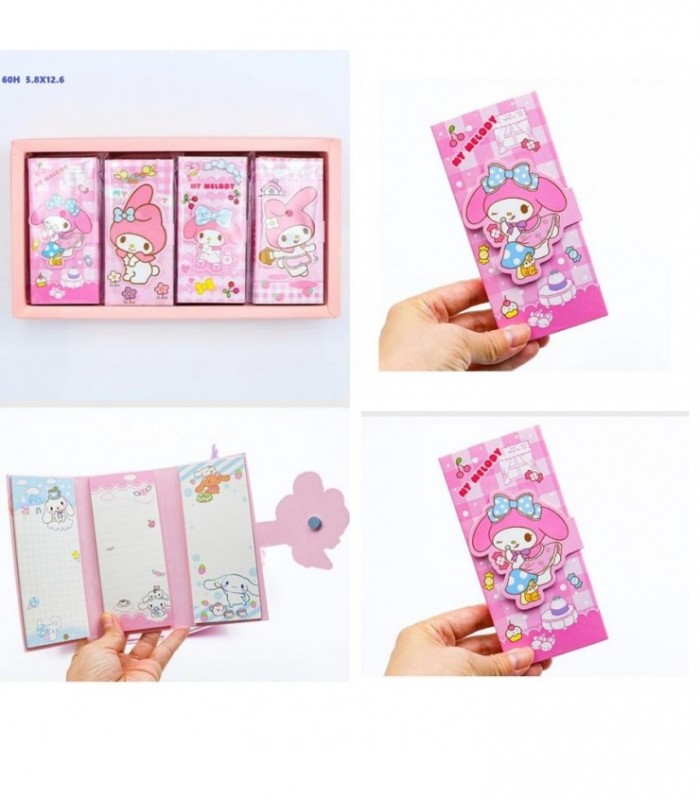 PAPEL STICKERS MY MELODY 60HJ 5.8X12.6CM 136135