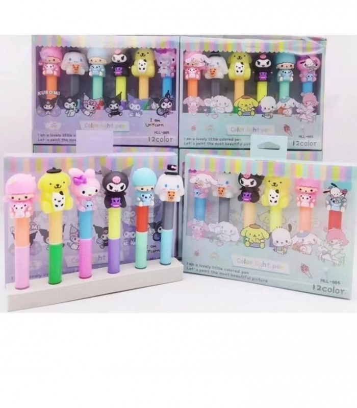 MARCADOR KUROMI-CINNA-MELO 12COLOR 132537
