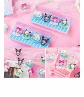 CLIP KUROMI-MELODY 4PCS SL202385 SJ202381