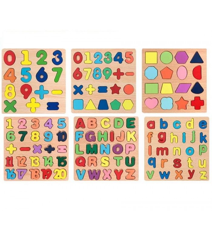 JG.DIDACTICOS MADERA LETRAS-NUM-FORMAS 136750