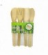 ESPATULA MADERA 4PCS BAMBU 36302-2