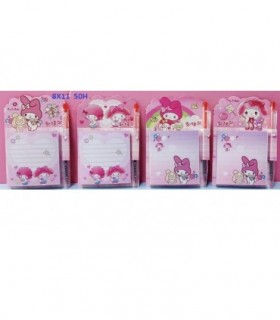 PAPEL STICK C-BOLIGRAFO 50HJ 8X11CM MELODY 136617