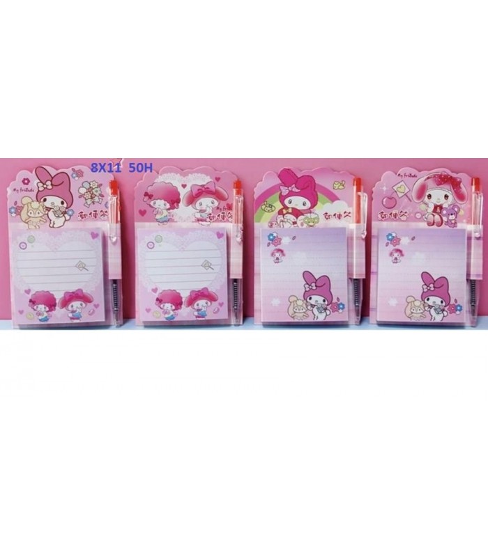 PAPEL STICK C-BOLIGRAFO 50HJ 8X11CM MELODY 136617