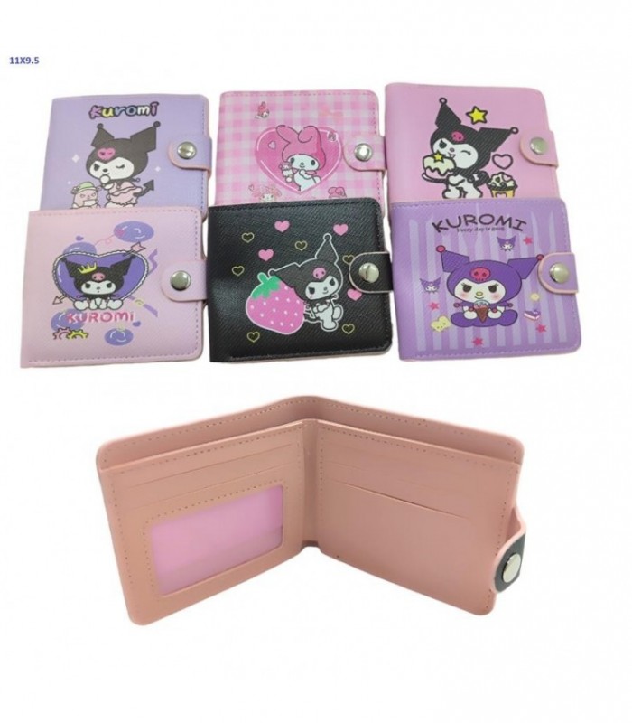 BILLETERA KUROMI 11X9.5CM 6C 136611