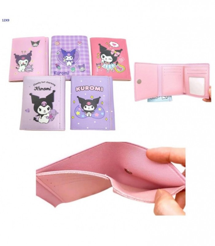 BILLETERA KUROMI 12X9CM 10C 136612