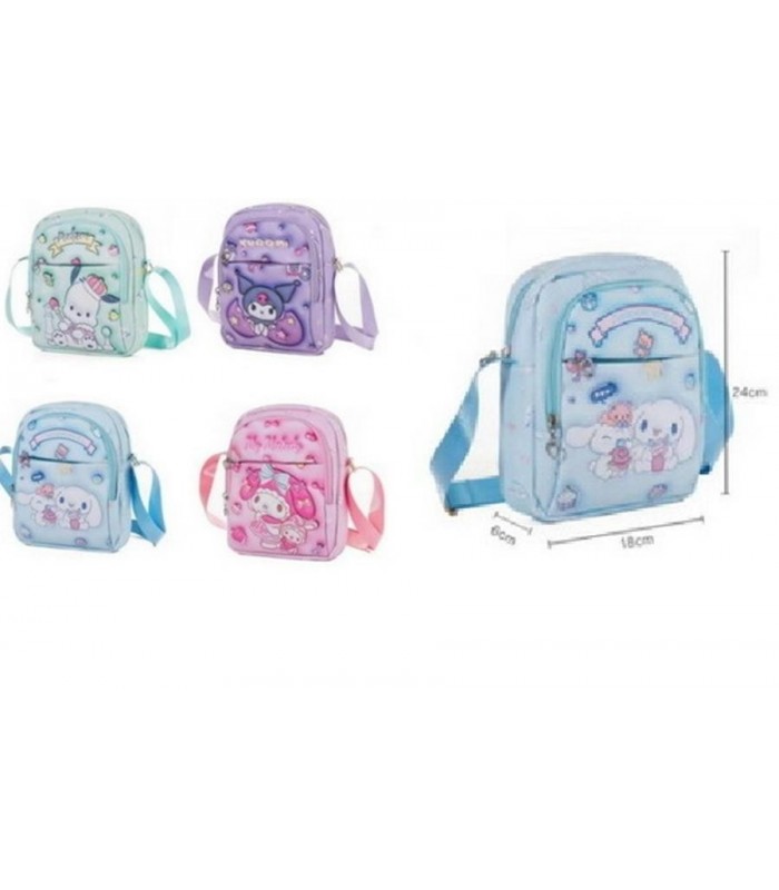 MOCHILA MY MELODY-KUROMI-CINNA 24X18X6CM 137304
