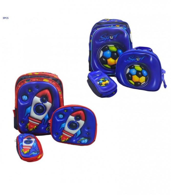 MOCHILA 3PCS CARTUC-MERENDERO  N16 137379