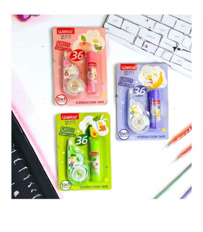 CORRECTOR C-COLA EN PASTA WEIBO 3C 2PCS KIT