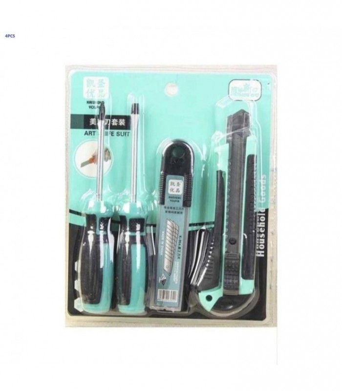 DESTORNILLADOR KIT.4PCS C-ESTILETE CART.K-736