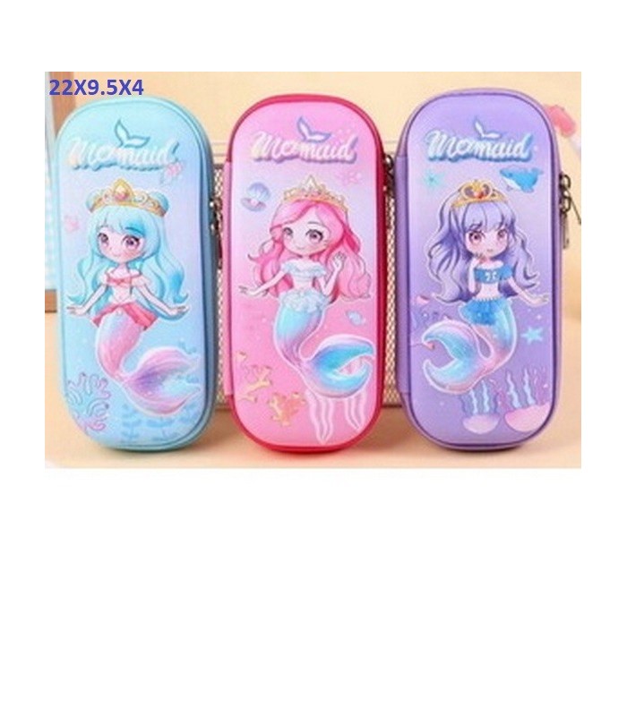 CARTUCHERA DRO MERMAID 22X9.5X4CM 137331