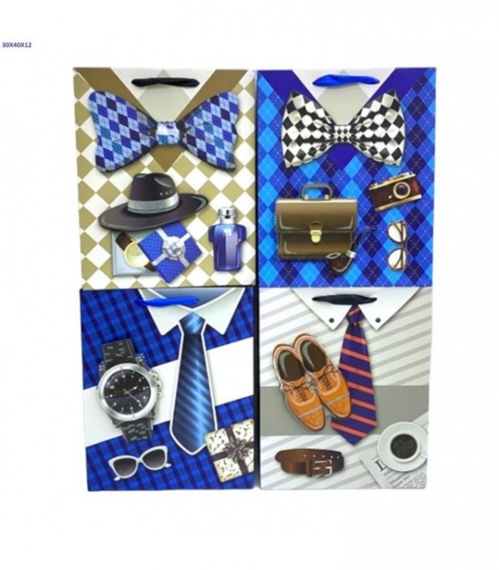 BOLSA DE REGALO 30X40X12CM 4M CORB-RELOJ FD1331L