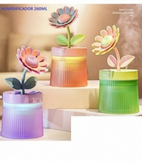 HUMIDIFICADOR 260ML 1.25W USB FLOR 3C GL601