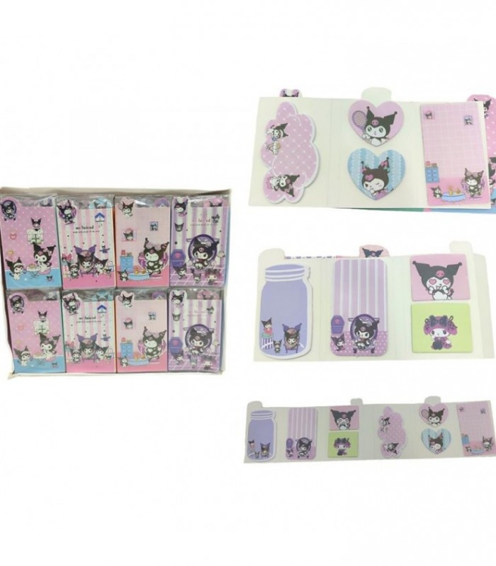 PAPEL STICK KUROMI 40PCS N1961