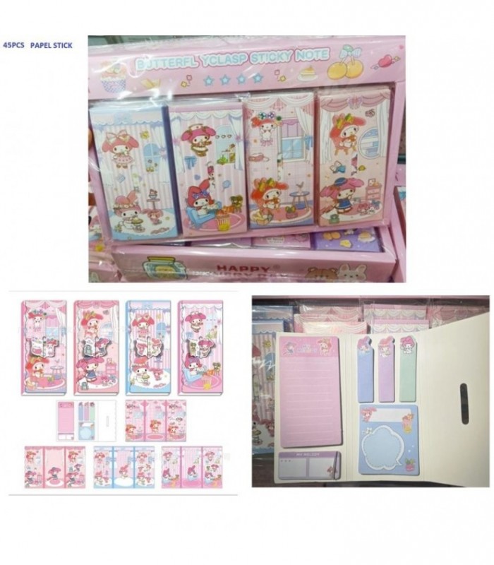 PAPEL STCK MELODY 45PCS N-2059