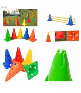 CONO PLASTIC C-ABUJERO 1PC 30CM COLOR.137807
