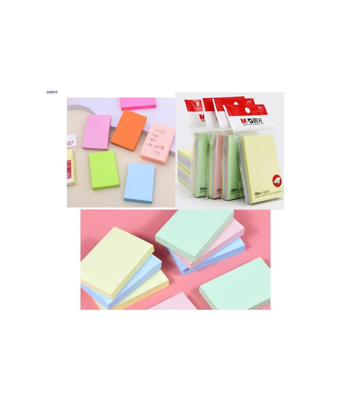 Py Sticks PAPEL STICK 100PCS COLOR.76X127MM DP-06