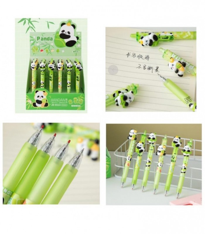 BOLIGRAFO BORRABLE 0.5MM PANDA JD-5515C
