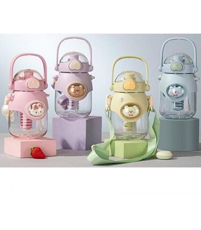 GARRAFA DE AGUA 820ML C-ALSA PLAST.DIS.ANIMAL 195