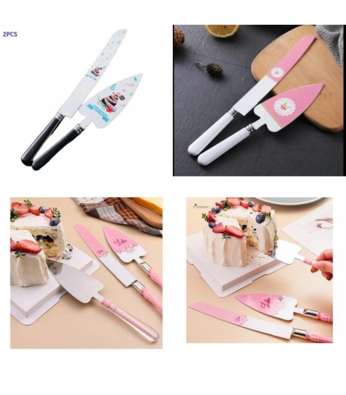 CUCHILLO P-TORTA 2PCS ESTAMP.137893