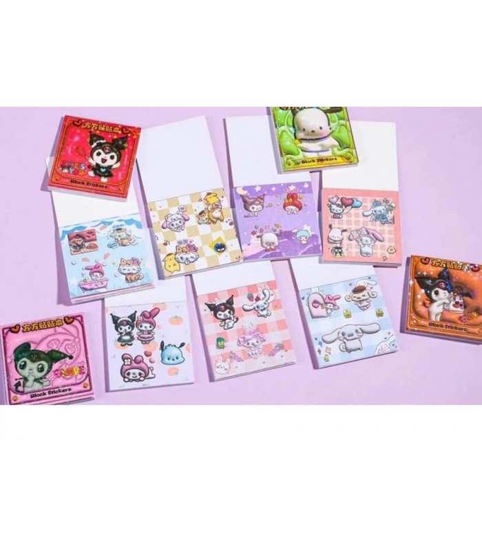 ADESIVO PAPEL KUROMI VARIADOS WM-004 WM-006 WM-005