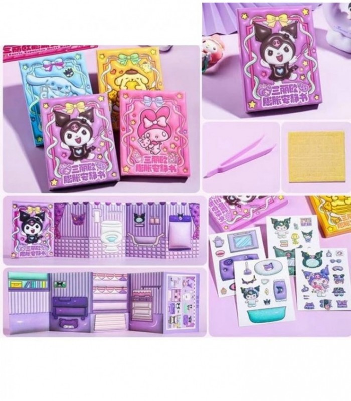 ADESIVO KIT CAJITA KUROMI-MELO-CINNA WWT-001