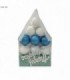 PELOTA DE NAVIDAD 5CM 13PCS SURT.138697
