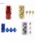 PELOTA DE NAVIDAD 20PCS 5CM POTE 4C 138698