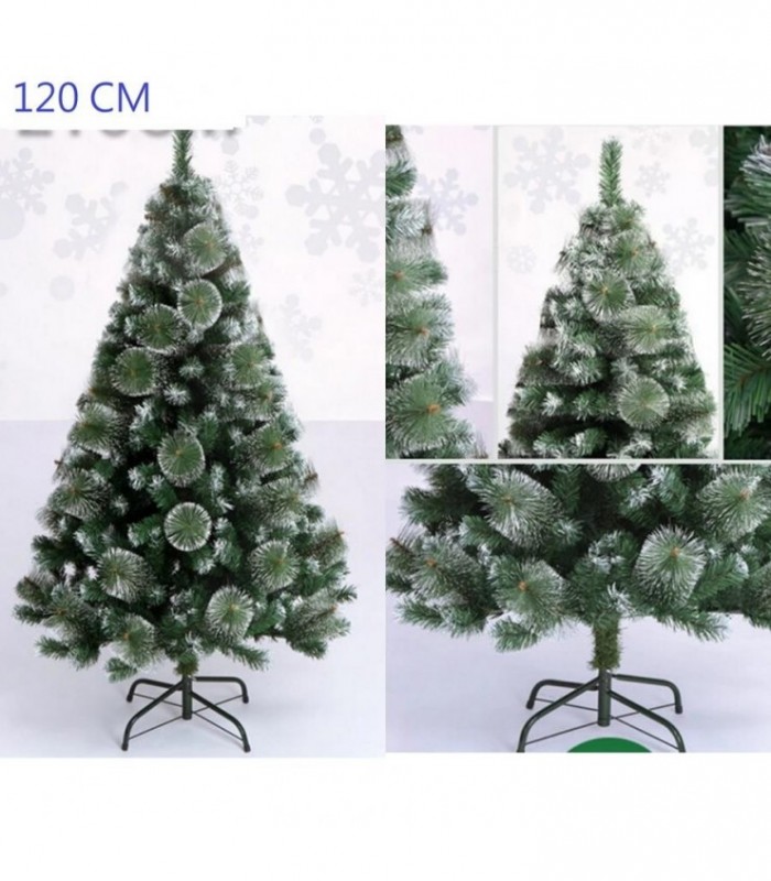 ARBOL 2 NAVIDEÑO 120CM NIEVE P.METAL 138776-120