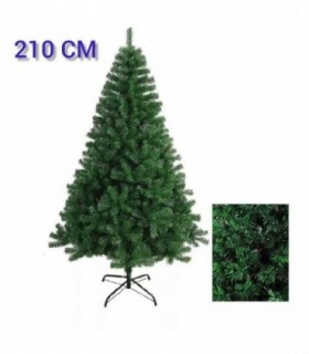 ARBOL 3 NAVIDEÑO FINO 210CM VERDE P.METAL 138777