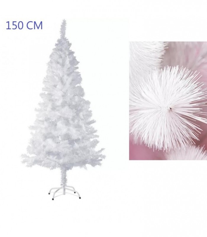 ARBOL 4 NAVIDEÑO 150CM BLANCO P.METAL 138778-150