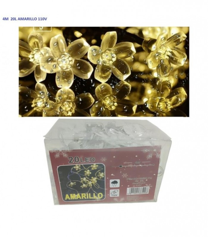 PISCA 1 LINEA 4M 110V 20L AMARILLO FLOR 138529-110